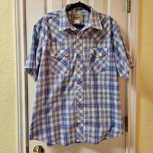 Wrangler Short Sleeve Pearl Snap